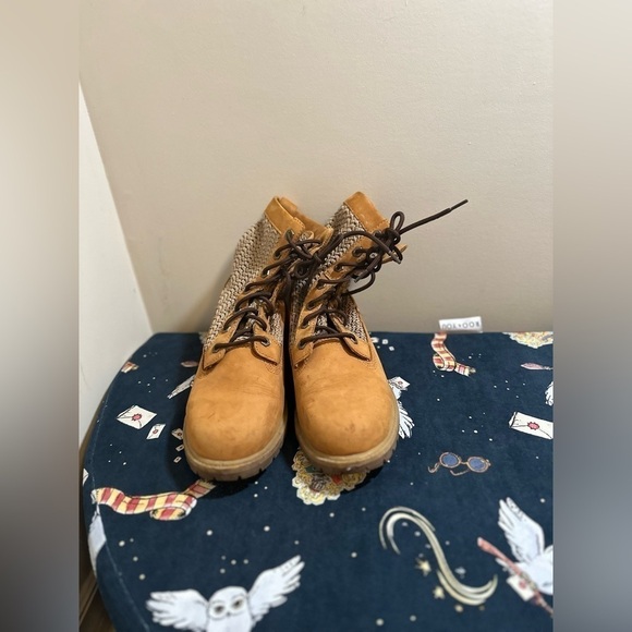 Timberland Tan Combat Boots - Picture 2 of 11